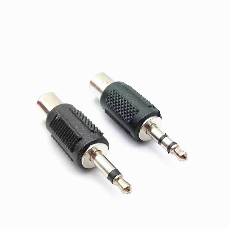 3.5mm male plug to rca female jack adaptor converter