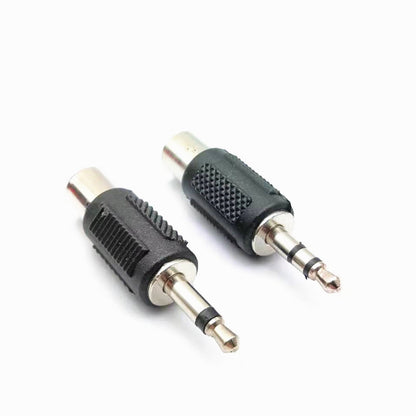 3.5mm male plug to rca female jack adaptor converter