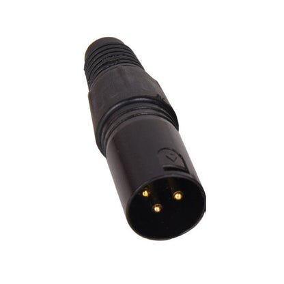 XLR live male/female and pl55 6.35 live canon plug black metal