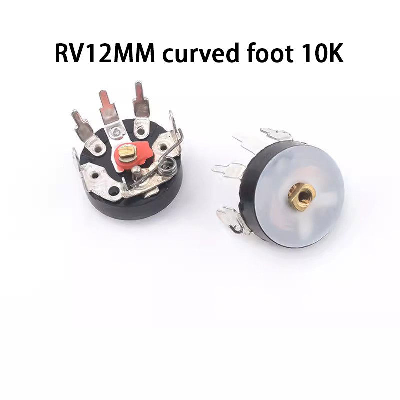 Fulabs RV12MM B10K B50K B103 B503 Potentiometer Amplifier Volume Potentiometer Bent Pin With Switch