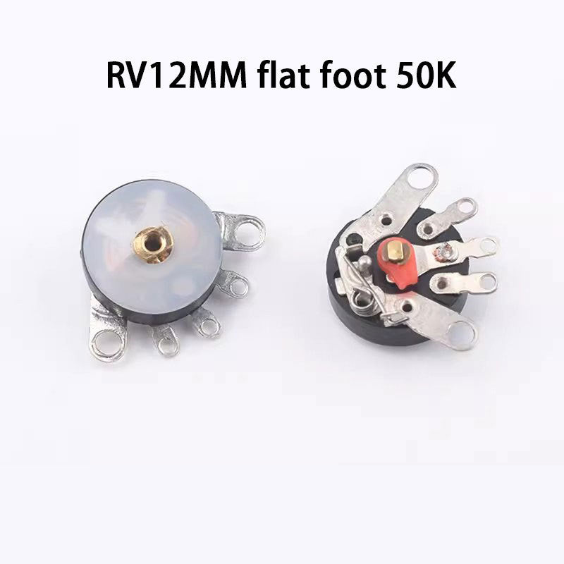 Fulabs RV12MM B10K B50K B103 B503 Potentiometer Amplifier Volume Potentiometer Bent Pin With Switch
