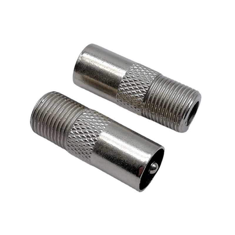 F-Type Female to PAL Male TV Antenna Cable Plug Straight and Right Angle Adapter