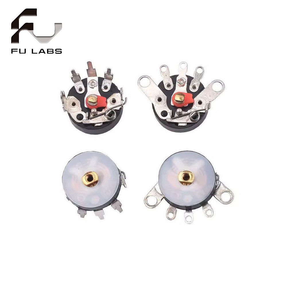 Fulabs RV12MM B10K B50K B103 B503 Potentiometer Amplifier Volume Potentiometer Bent Pin With Switch