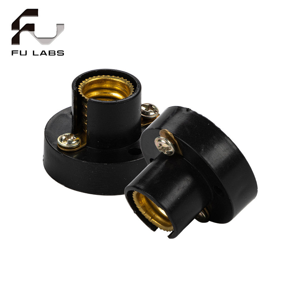 1pcs E10 Mini Bulb Holder Black Plastic Light Beads Lamp Bases Student Experiment Lighting DIY