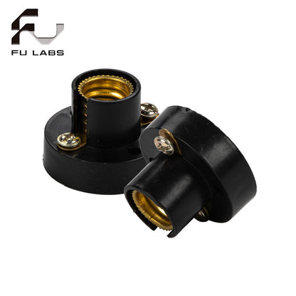 1pcs E10 Mini Bulb Holder Black Plastic Light Beads Lamp Bases Student Experiment Lighting DIY