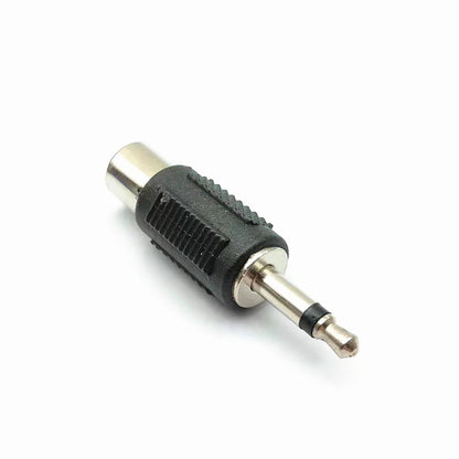 3.5mm male plug to rca female jack adaptor converter