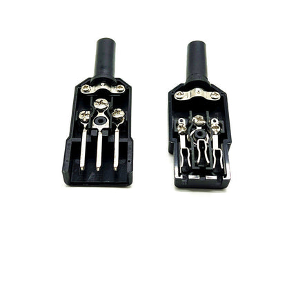1pcs 10A 250V Socket Plug Straight Cable Plug Connector C13 C14 Female Male Receptacle