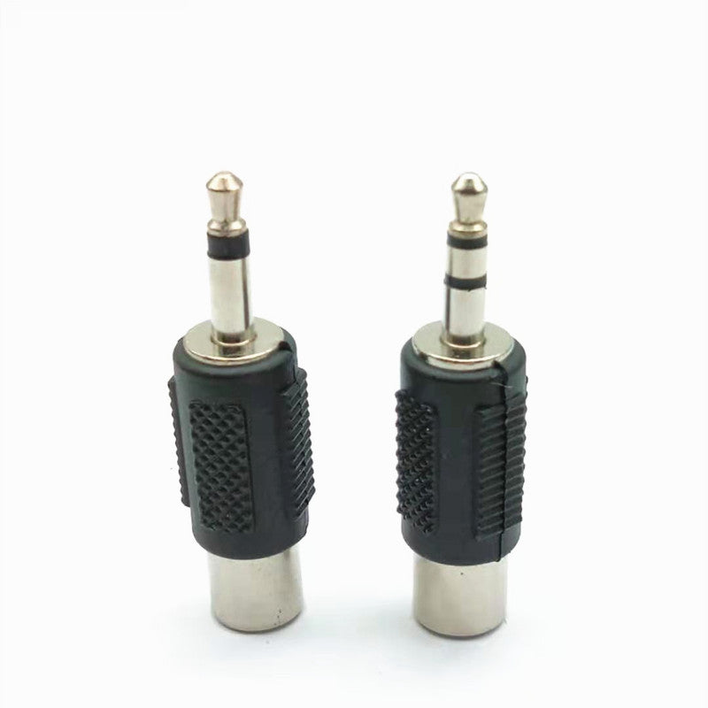 3.5mm male plug to rca female jack adaptor converter