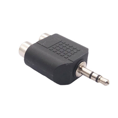 3.5mm male plug to rca female jack adaptor converter