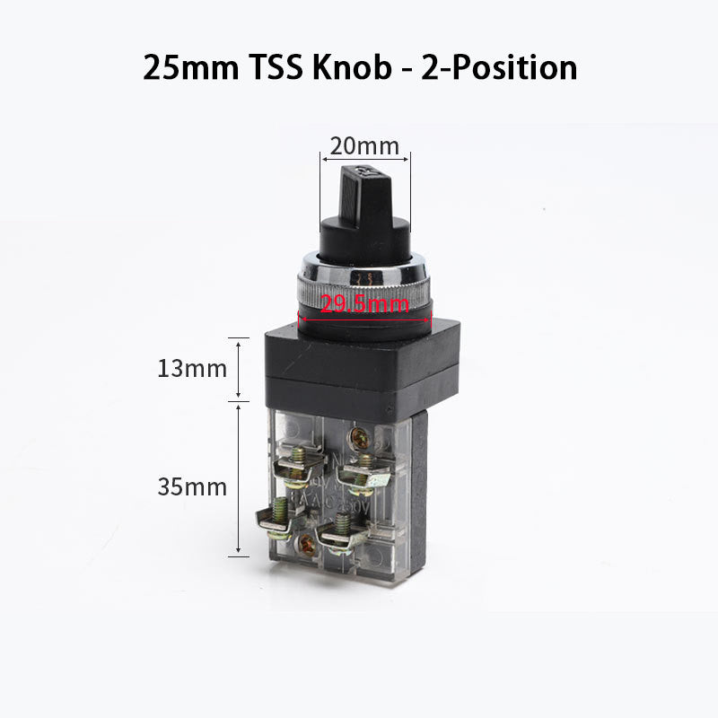 1pcs selector switch 25mm / 30mm, 2position /3 position