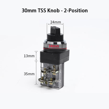 1pcs selector switch 25mm / 30mm, 2position /3 position
