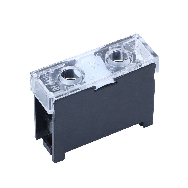 1pcs Rail Terminal Block IN12BK IN20BK 600V 2/3 Pin 30A/60A Electrical Connection terminal Split High Current Junction Box Brass