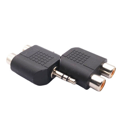 3.5mm male plug to rca female jack adaptor converter