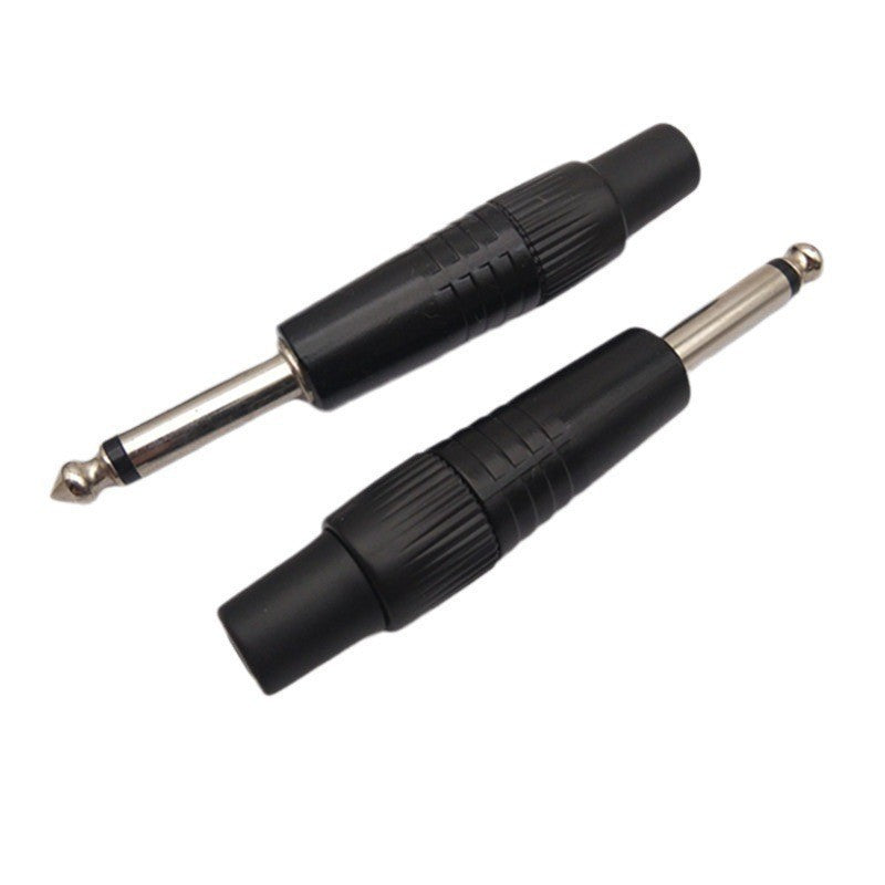 XLR live male/female and pl55 6.35 live canon plug black metal