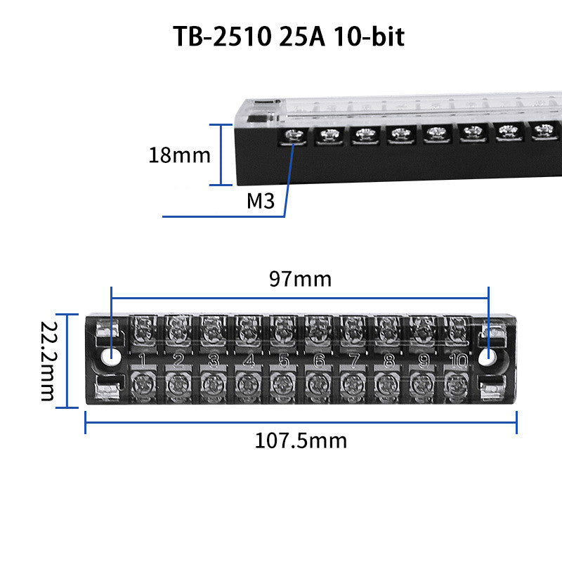 1pcs 15A | 25A MOLDED TERMINAL BLOCK | sk electrical
