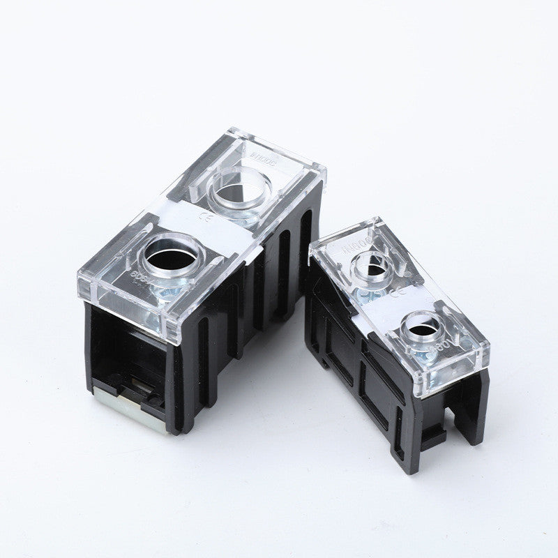 1pcs Rail Terminal Block IN12BK IN20BK 600V 2/3 Pin 30A/60A Electrical Connection terminal Split High Current Junction Box Brass