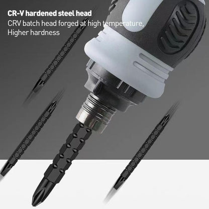 13/26/34 in 1 Ratchet Screwdriver Set Magnetic Dual-purpose Batch Head Magnetic Phillips Slotted