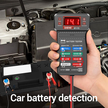 Aneng Bt-171 BT-172 12V Multifunctional Battery Testers Auto Repair Industry Detection With Led Reverse Display Screen Electrician Tool
