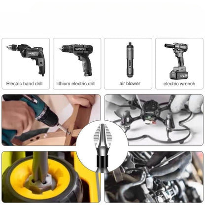 6PCS Magnetic Screwdriver Bits Set Anti-Slip PH2 Standard Phillips Screw Driver Drill Set 25mm-150mm