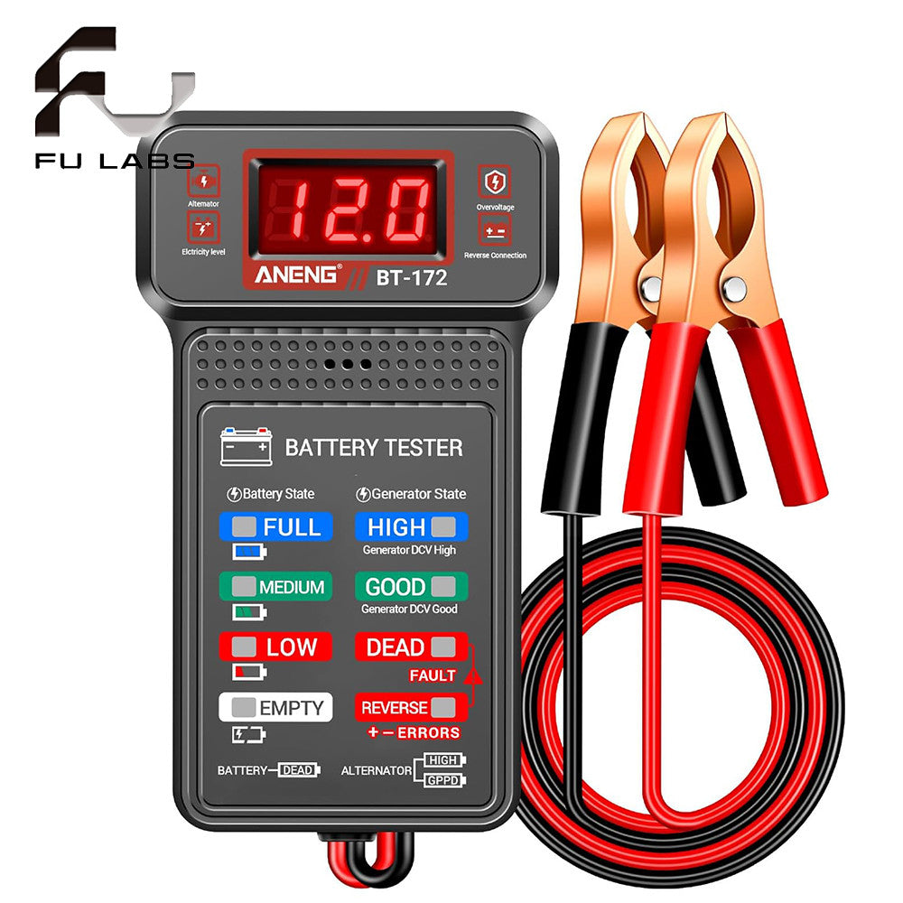 Aneng Bt-171 BT-172 12V Multifunctional Battery Testers Auto Repair Industry Detection With Led Reverse Display Screen Electrician Tool
