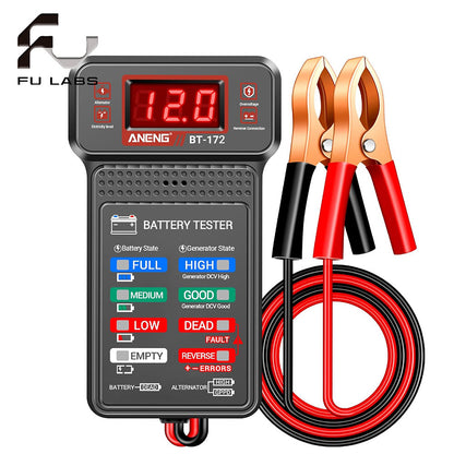 Aneng Bt-171 BT-172 12V Multifunctional Battery Testers Auto Repair Industry Detection With Led Reverse Display Screen Electrician Tool