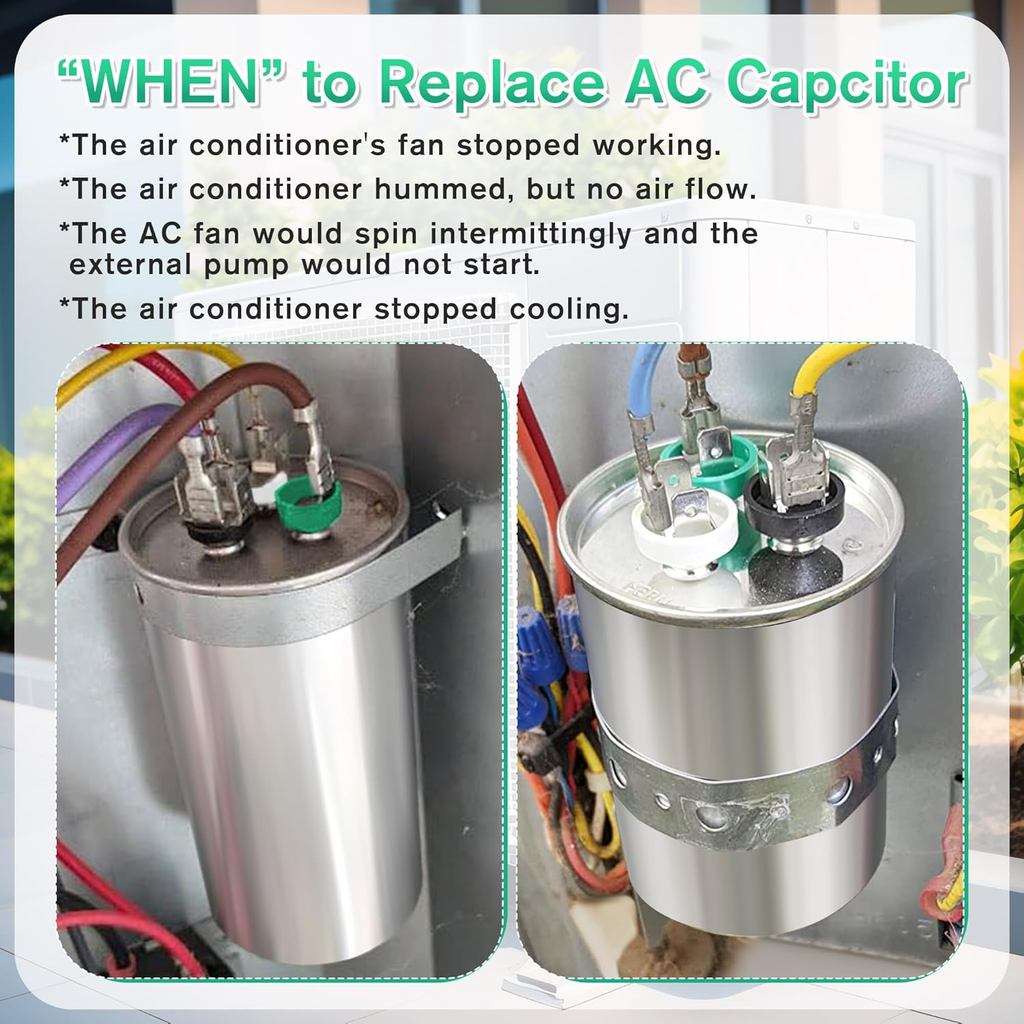 Fulabs DUAL capacitor Aluminum Case  (15 + 1.5，2，3μF /20 + 2μF) CBB65 450VAC