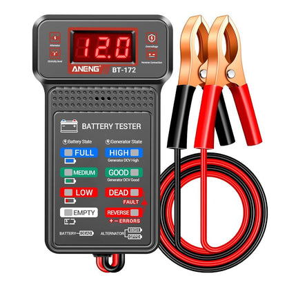Aneng Bt-171 BT-172 12V Multifunctional Battery Testers Auto Repair Industry Detection With Led Reverse Display Screen Electrician Tool