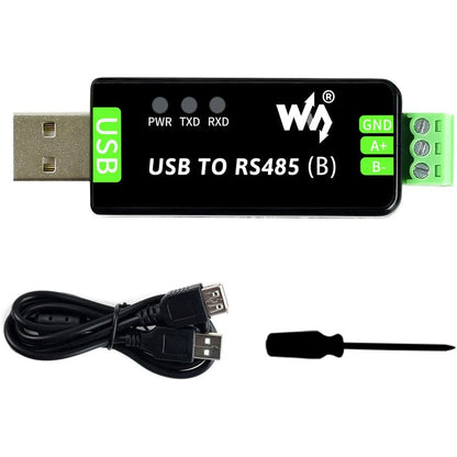 Waveshare Industrial USB to RS485 Converter with Original FT232RL and SP485EEN Embedded Protection Circuits for Industrial Control Equipments and/or Applications