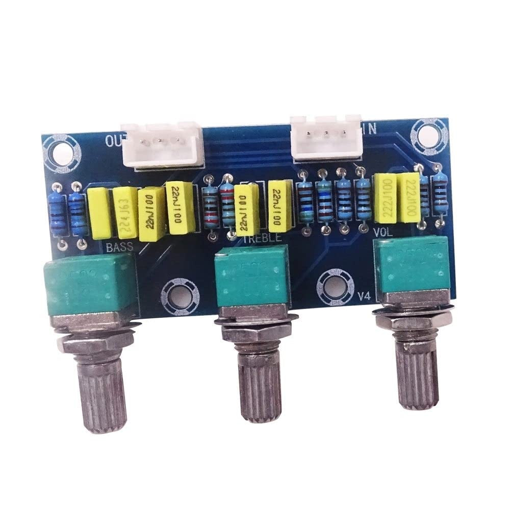 XH-M802 Amplifier Board High and Low Voltage Mixer Tone Board Volume Control Subwoofer PCB Adjustment Amplificador