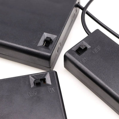 1pcs AA Slot Battery Holder Storage Box Case with USB Female Port Size 2/3/4/6/8