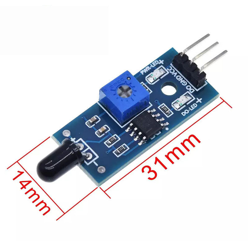 4 Pin/3Pin Flame Sensor Module for Arduino Fire Detector Infrared Receiver Module