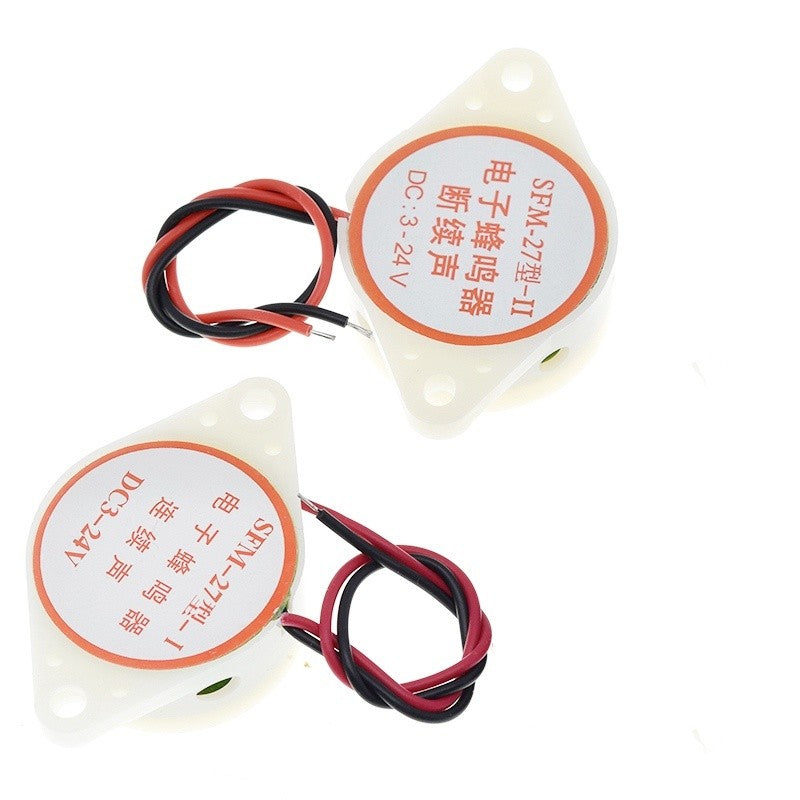 SFM-27 I 95DB Alarm High-decibel 3-24V 12V Electronic Buzzer Beep Alarm Intermittent Continuous Beep for Arduino