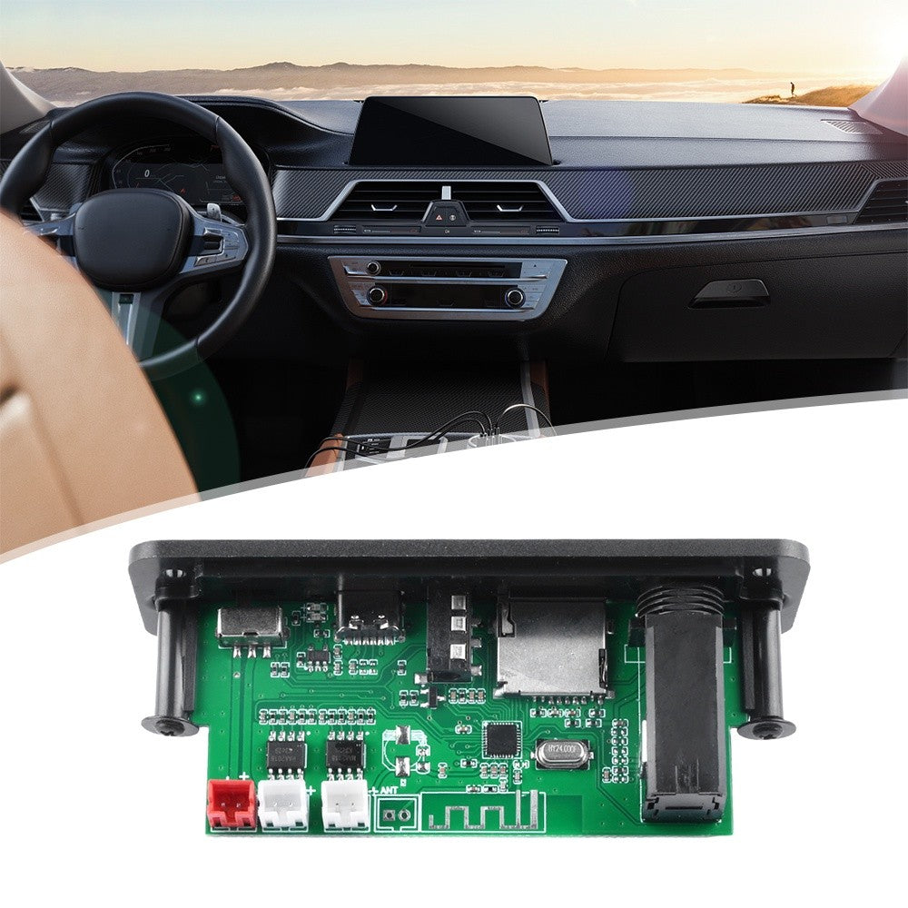 1pcs MP3 Bluetooth Amplifier Decoder Board 2 * 3W With Microphone Jack MIC Bluetooth 5.3 Lossless U disk TF Card AUX Player