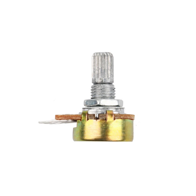 5pcs WH148 Linear Potentiometer 15mm Shaft With Nuts And Washers 3pin B5K B10K B20K B50K B100K B250K B500K B1M