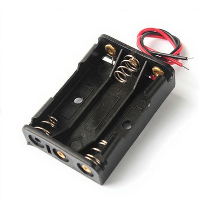 AAA Size 1/2/3/4 Slot Battery Holder Storage Box Case with Wire Lead