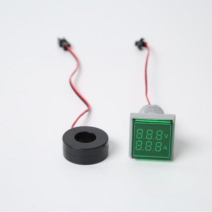 Fulabs Digital LED Dual Display Voltmeter Ammeter Voltage Gauge Meter AC 60-500V 0-100A