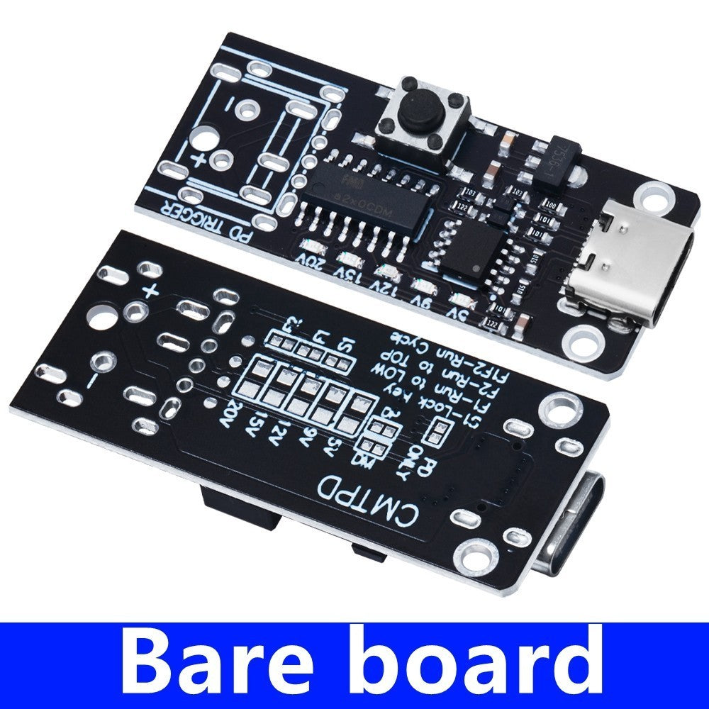 100W 5A USB-C Fast Charge Trigger Board Module PD/QC Decoy Board Fast Charge USB Type-c PD 2.0 3.0 Power Delivery Boost Module