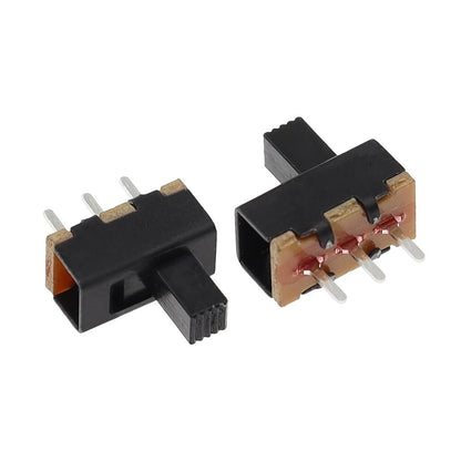 10PCS SS12F17 Toggle Switch 3 Pin 2 Files SS12F17G2 Handle High 5mm Slide Switch DIP