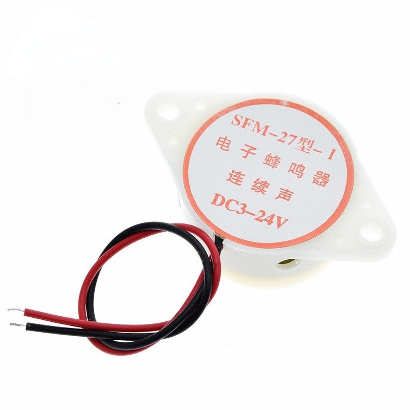 SFM-27 I 95DB Alarm High-decibel 3-24V 12V Electronic Buzzer Beep Alarm Intermittent Continuous Beep for Arduino