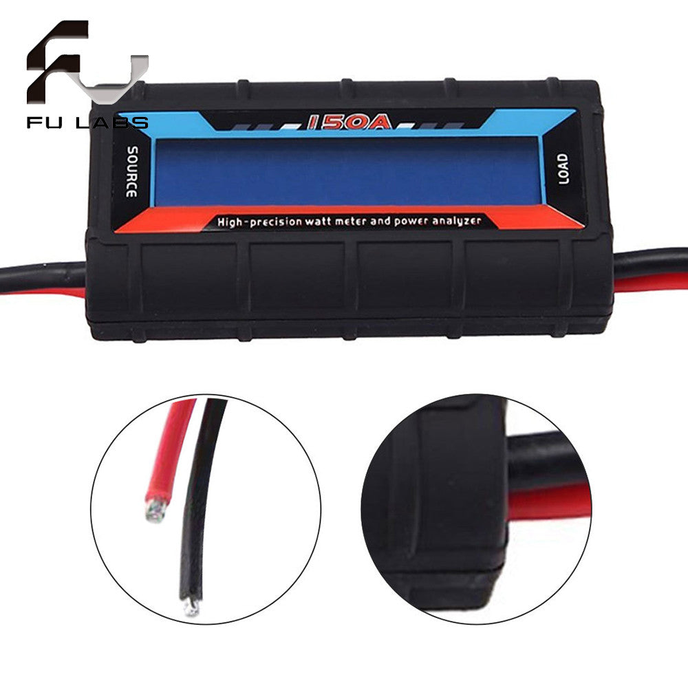 FT08 RC 150A High Precision Watt Meter Power Analyzer Backlight LCD wattmeter