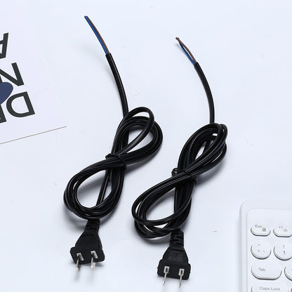0.5mm² x 1.2m 2-Core Power Cable with 2-Pin Plug, Bare Copper Wire Ends Ac Power Cord 2 Pin Plug | 220V