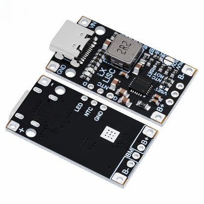 Type-C USB 2/3S BMS 15W 8.4V 12.6V 1.5A 2S 3S BMS Lithium Battery Charging Boost Module With Balanced Support Fast Charge Indicator