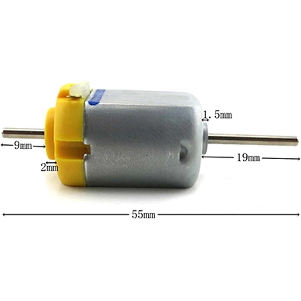 DC Motor 130 Extended Shaft DC 1.5V-9V