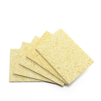 5Pcs 5X3.5CM Soldering Sponge Solder Iron Tip Cleaning High Temp Diy Electronics Electrical