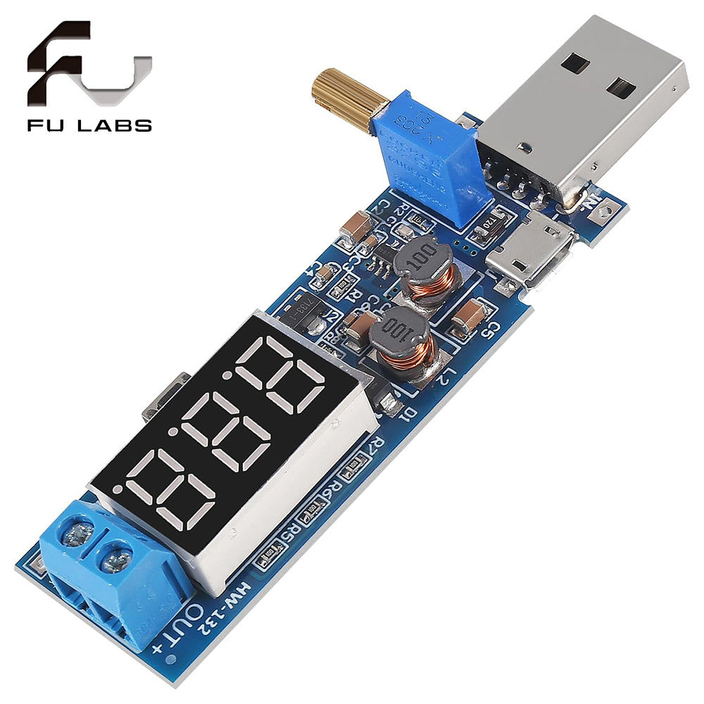 DC-DC 5V to 1.2 -24V LED Digital Power Supply Module USB Step Up/Down Boost Buck Converter USB Input