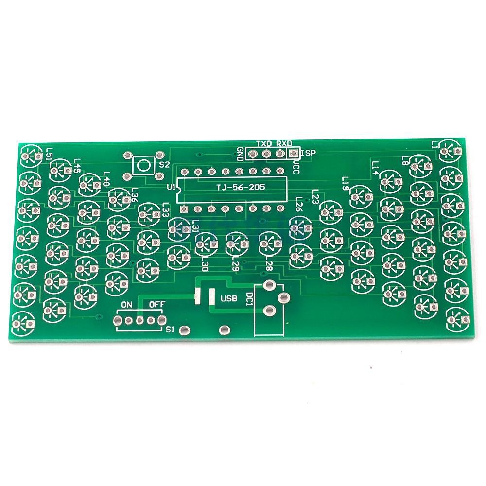 Fulabs Electronic Hourglass DIY Kit Funny Electric Production Kits Precise With LED Lamps Double Layer PCB Board 84*40mm