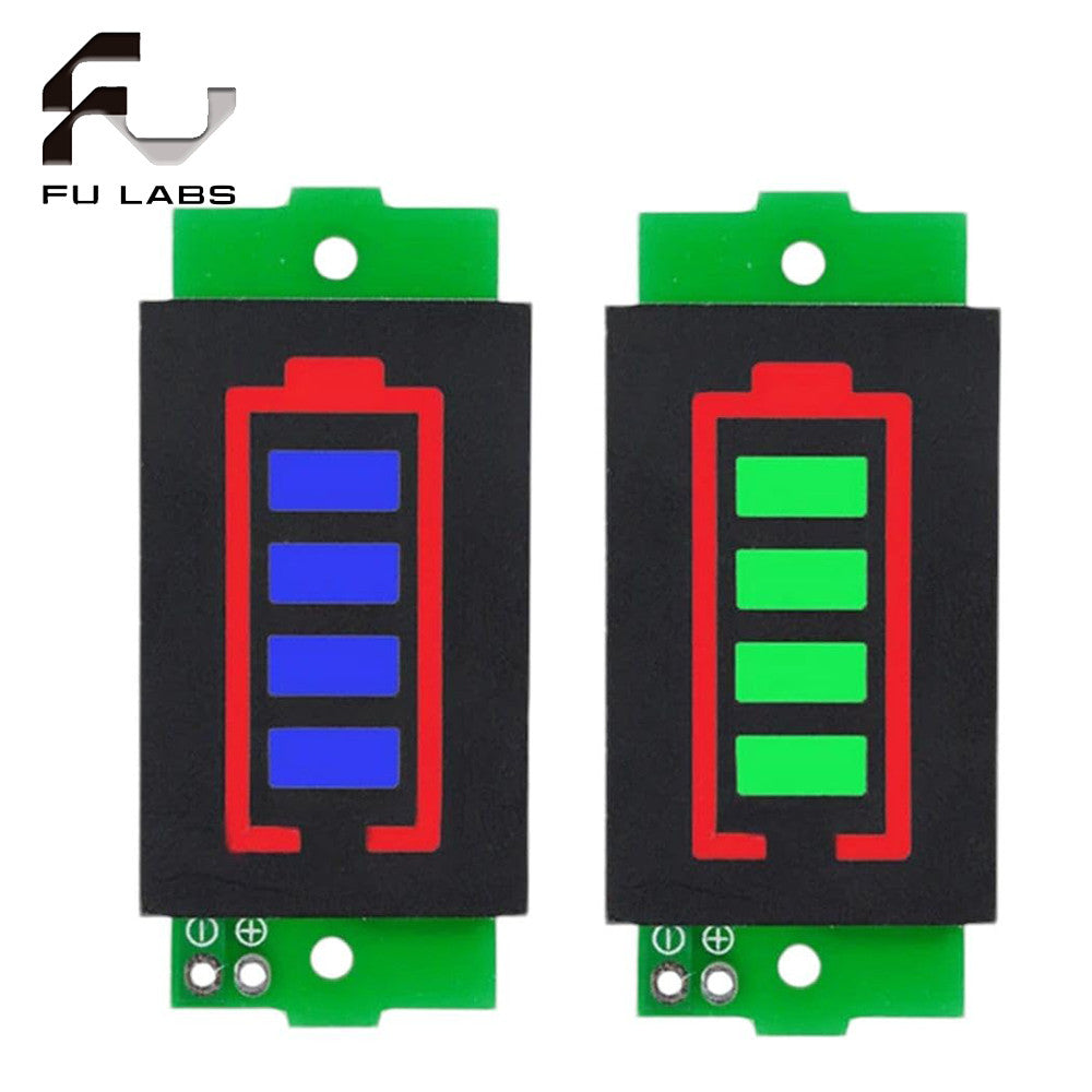 1/2/3/4/5/6/7/8S Lithium Battery Capacity Indicator Module Blue Green Display Electric Vehicle Battery Power Tester 3.7V Li-ion