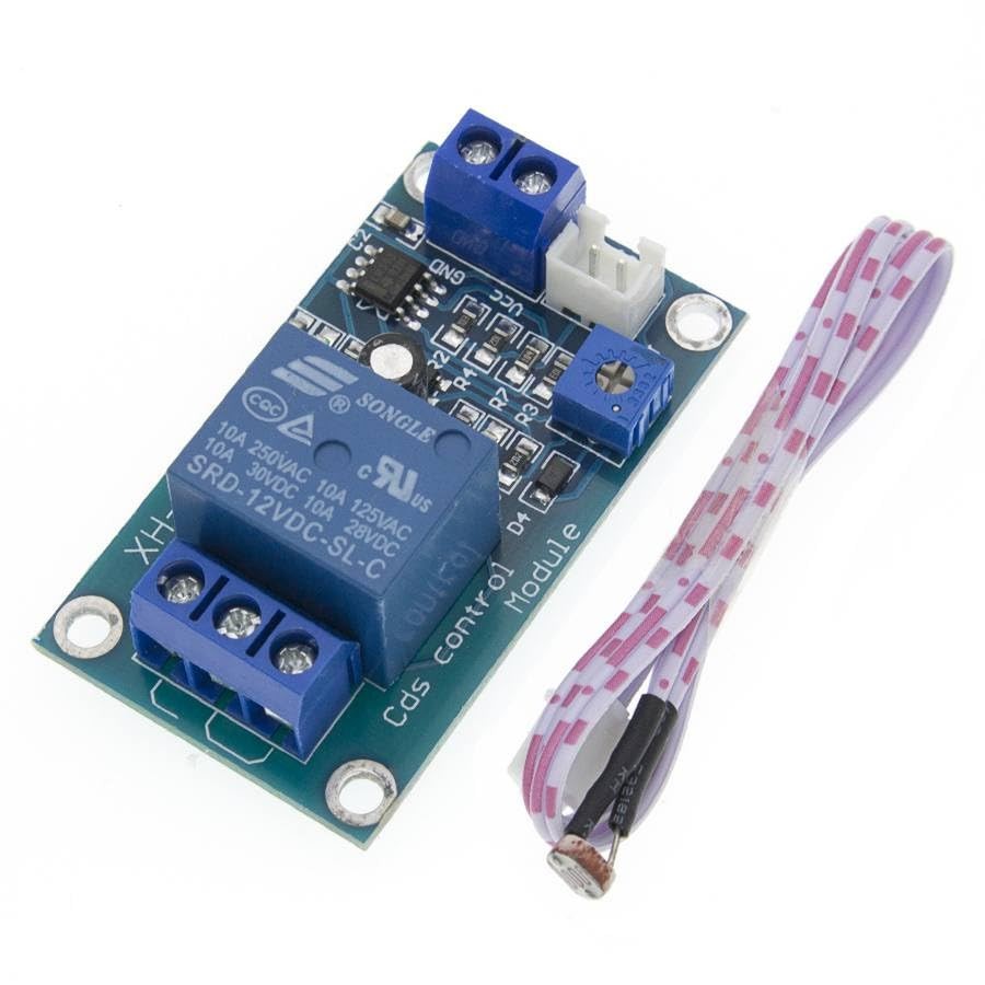 XH-M131 DC 5V 12V 24V Light Control Switch Photoresistor Relay Module Detection Sensor 10A brightness Automatic Control Module