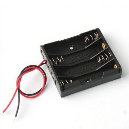AAA Size 1/2/3/4 Slot Battery Holder Storage Box Case with Wire Lead