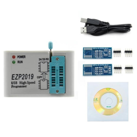 EZP2019 High-speed USB SPI Programmer Support24 25 93 EEPROM 25 Flash BIOS Chip Full Set With Adapter Socket